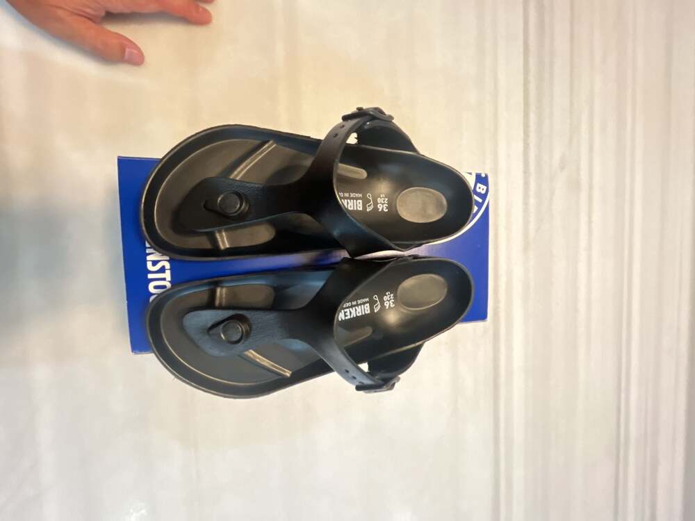 Birkenstock Gizeh EVA Black Sandals Size 36